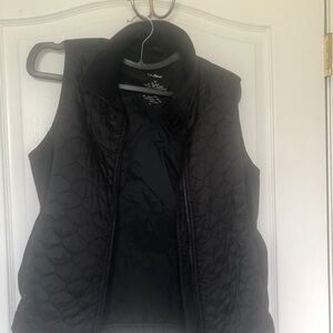 L.L. Bean Black Quilted Puffer Vest